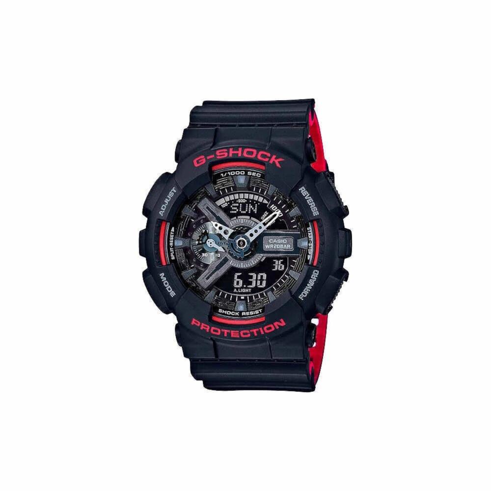 Foto 2 pulgar | Reloj G-Shock Ga-110hr-1acr Black & Red Series Negro