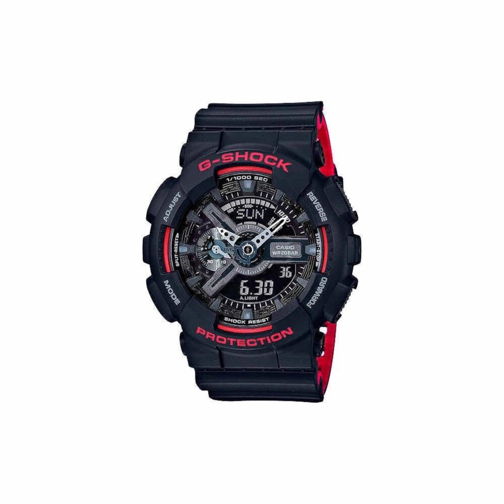 Reloj G-Shock Ga-110hr-1acr Black & Red Series Negro