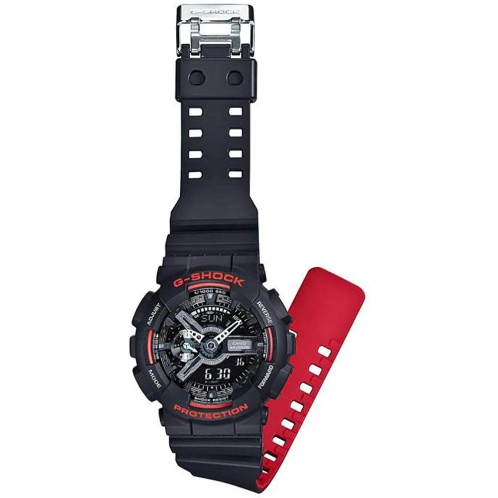 Foto 3 pulgar | Reloj G-Shock Ga-110hr-1acr Black & Red Series Negro