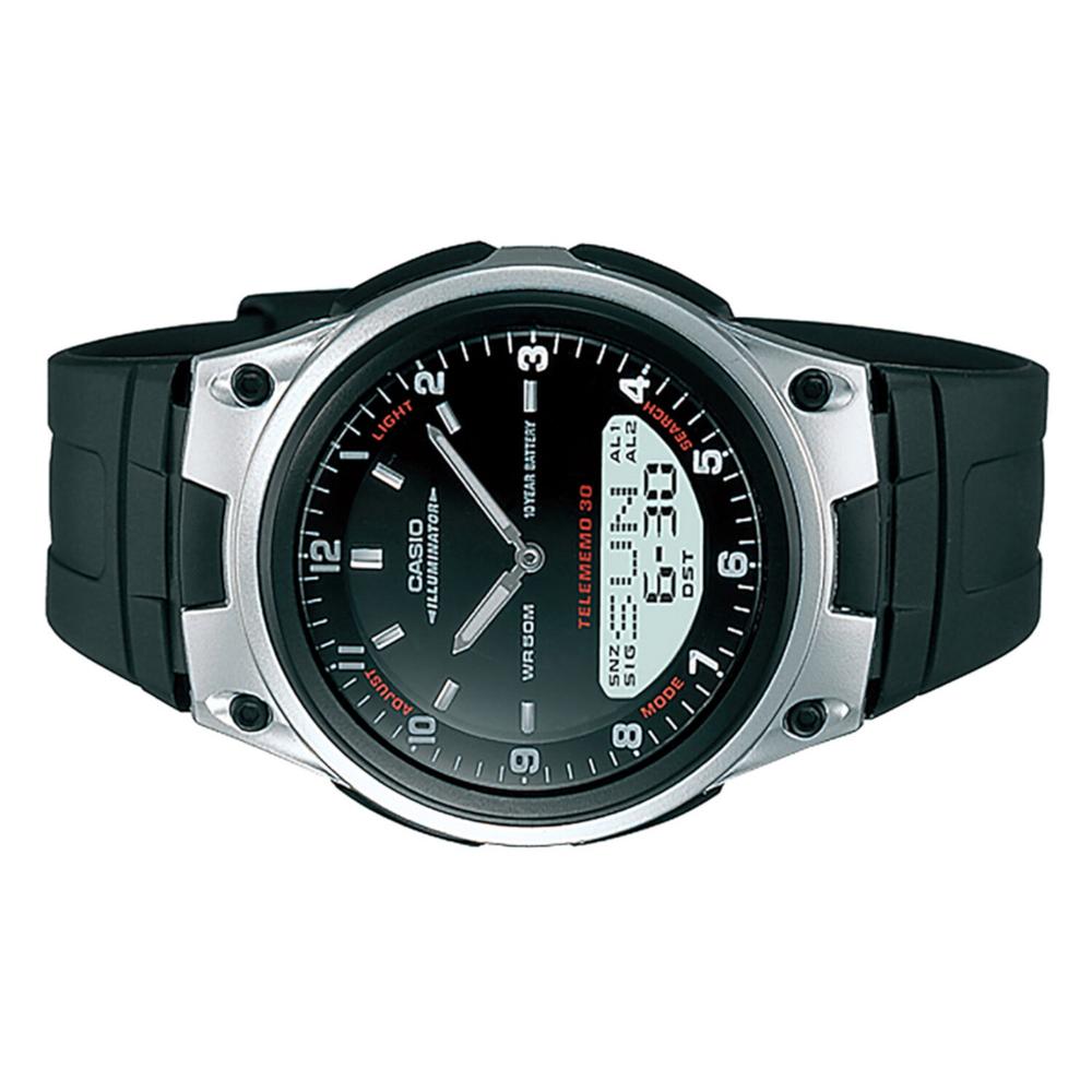Foto 3 pulgar | Reloj Casio Aw-80-1avcf Illuminator 10 Year Battery Negro
