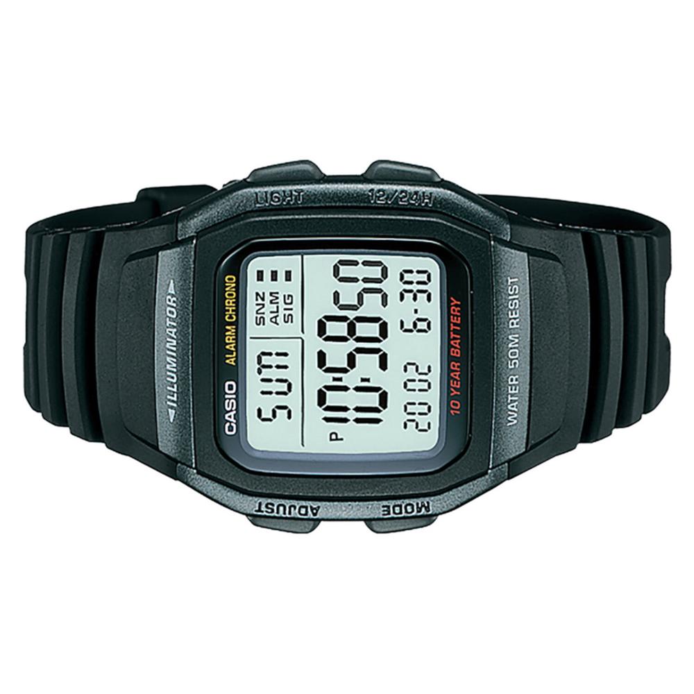 Foto 2 | Reloj Casio W-96h-1bvcf Illuminator Retro Negro