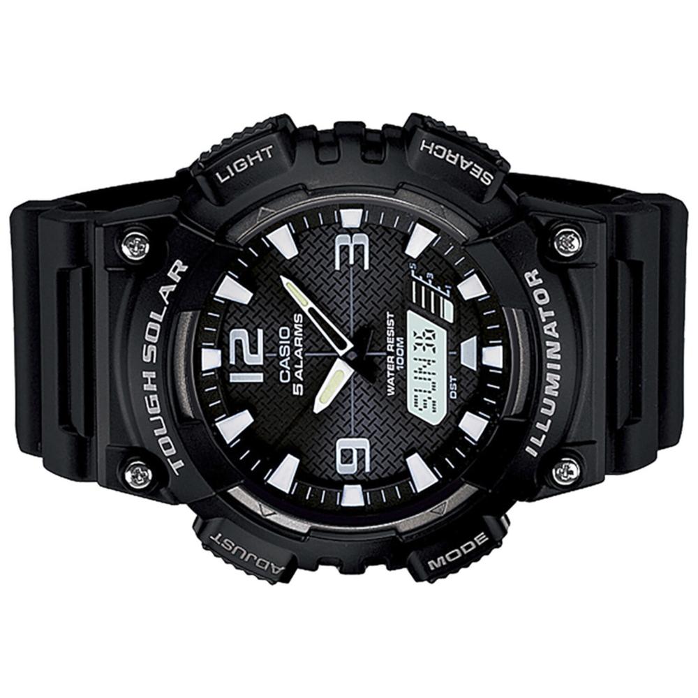 Foto 3 pulgar | Reloj Casio Tough Solar World Time Negro para hombre