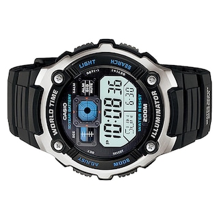 Foto 2 | Reloj Casio Ae-2000w-1avcf World Time 10 Year Battery Illuminator Negro