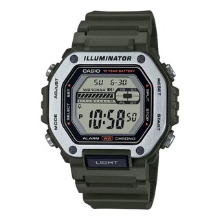 Foto 1 | Reloj Casio Mwd-110h-3avcf Illuminator Multifunción Verde