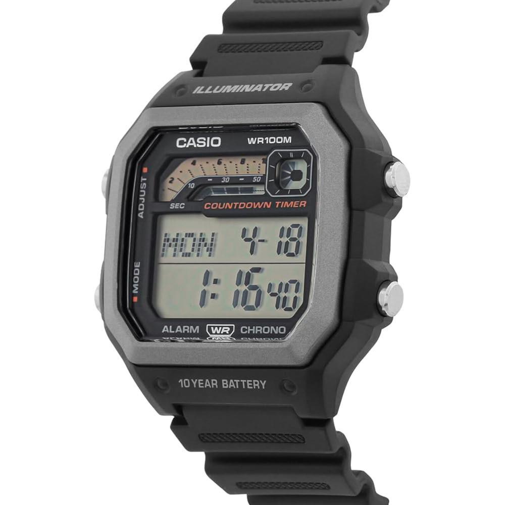 Foto 2 | Reloj Casio Ws-1600h-1avcf Iluminator Negro