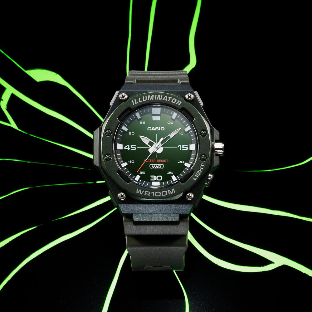 Foto 3 pulgar | Reloj Casio MW-620H-3AVCF Sport Negro
