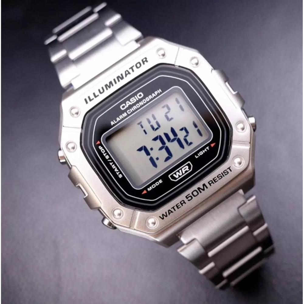 Foto 3 pulgar | Reloj Casio W-218hd-1avcf Classic Casual Gris