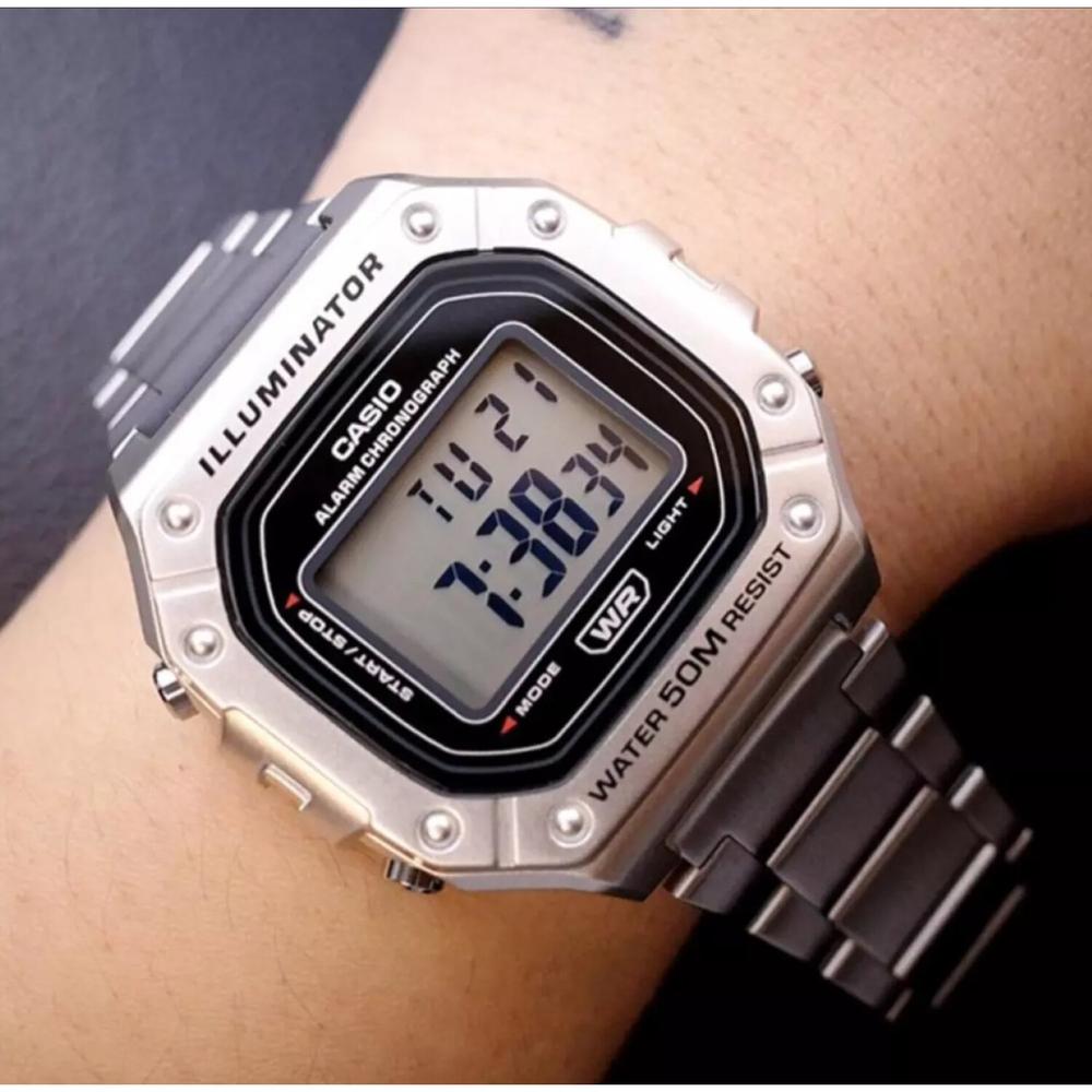 Foto 4 pulgar | Reloj Casio W-218hd-1avcf Classic Casual Gris