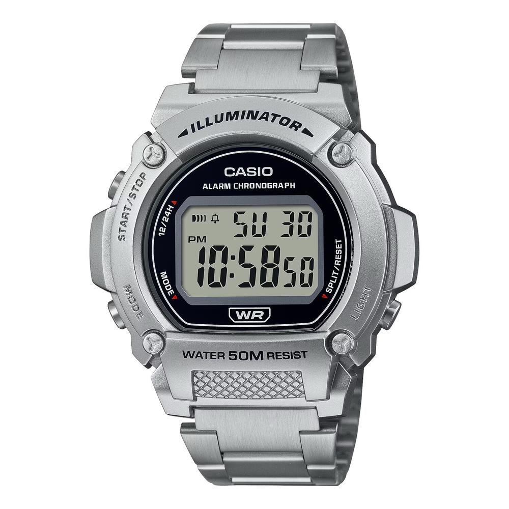 Reloj Casio W-219hd-1avcf Illuminator Acero