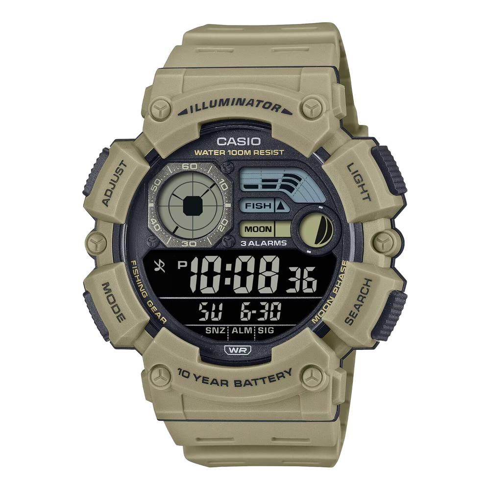 Reloj Casio Iluminator Beige para Hombre