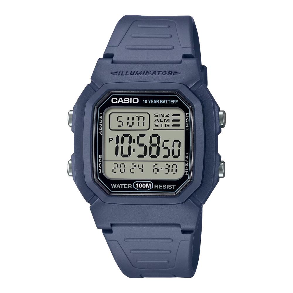 Reloj Casio W-800h-2avcf Illuminator Azul