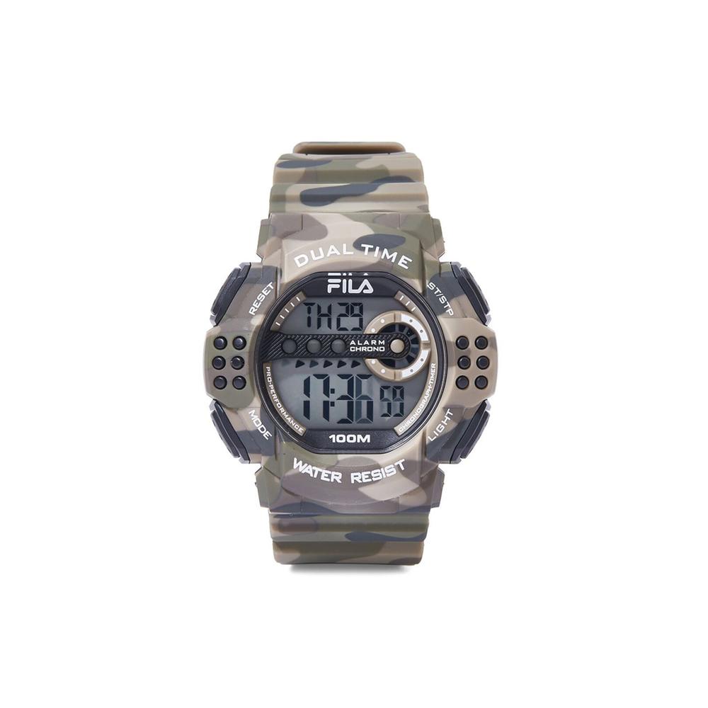 Foto 2 pulgar | Reloj Fila Filactive Dual Time Verde