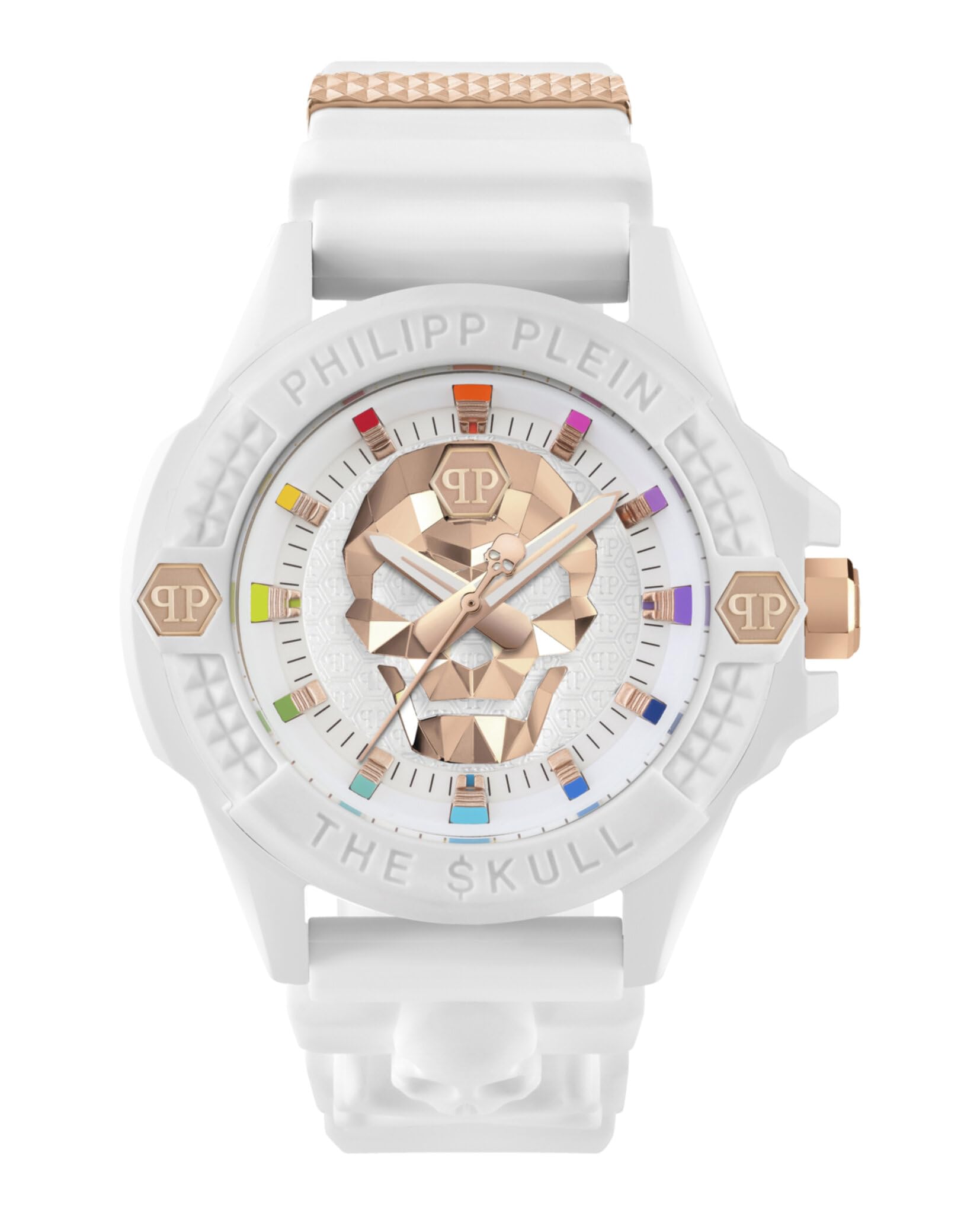 Foto 1 | Reloj Philipp Plein The $kull Collection Blanco para Hombre - Venta Internacional