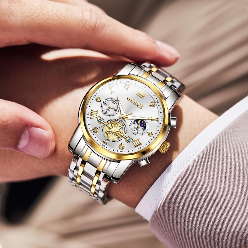 Foto 2 | Reloj OLEVS Acero Inoxidable para Hombre - Venta Internacional