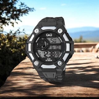 Foto 2 | Reloj Q&q G18a-005vy Men´s-negro
