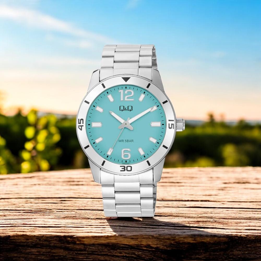 Foto 2 | Reloj Q&q Q85b-001py Men´s-acero