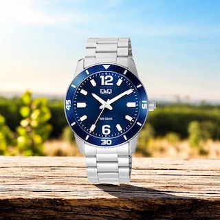 Foto 2 | Reloj Q&q Q85b-004py Men´s-acero