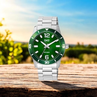 Foto 2 | Reloj Q&q Q85b-003py Men´s-acero