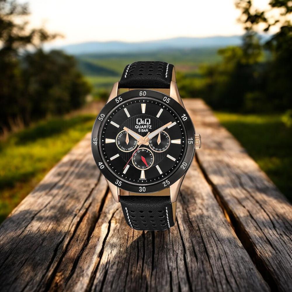 Foto 2 | Reloj Q&q Ce02j532y Men´s-negro