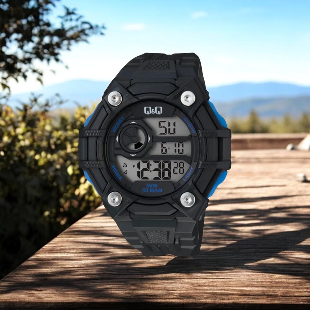 Foto 2 | Reloj Q&q G18a-003vy Men´s-negro