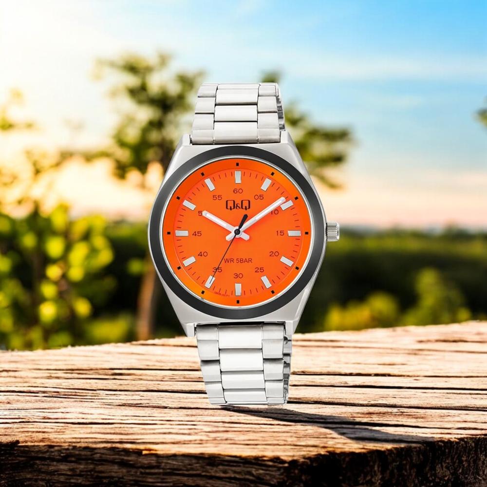 Foto 2 | Reloj Q&q Q80b-001py Men´s-acero