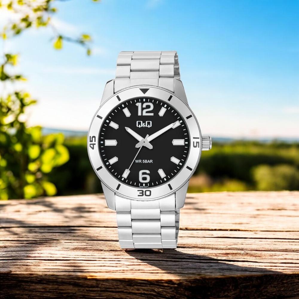 Foto 2 | Reloj Q&q Q85b-002py Men´s-acero