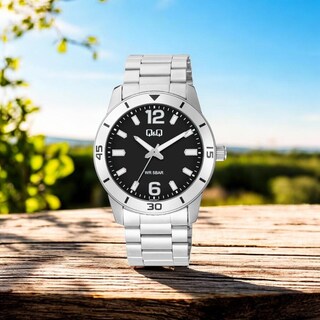 Foto 2 | Reloj Q&q Q85b-002py Men´s-acero