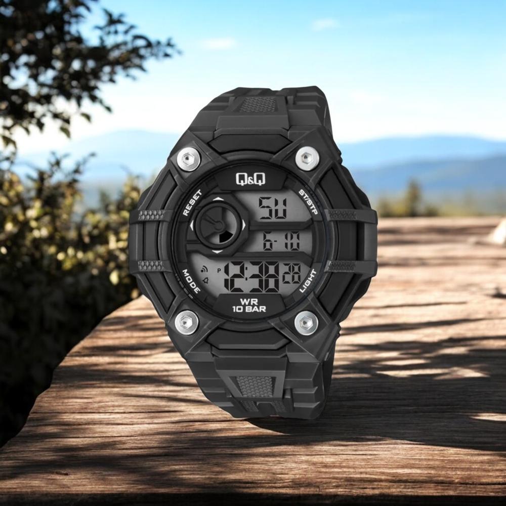 Foto 2 | Reloj Q&q G18a-001vy Men´s-negro