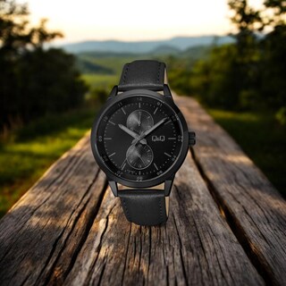 Foto 2 | Reloj Q&q A11a-004py Men´s-negro