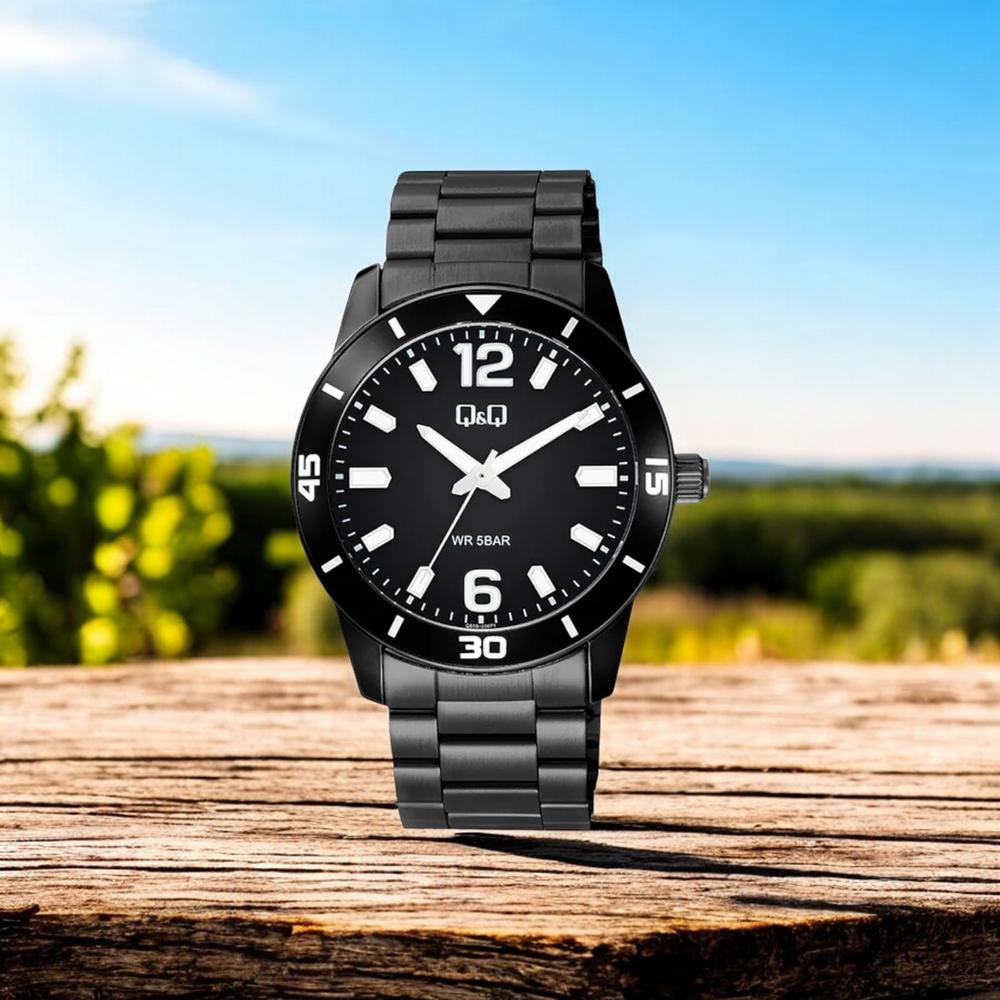 Foto 3 pulgar | Reloj Q&q Q85b-006py Men´s-negro