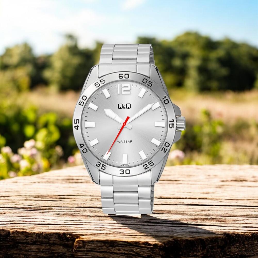 Foto 2 | Reloj Q&q Q87b-001py Men´s-acero
