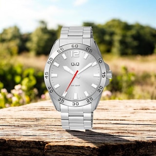 Foto 2 | Reloj Q&q Q87b-001py Men´s-acero