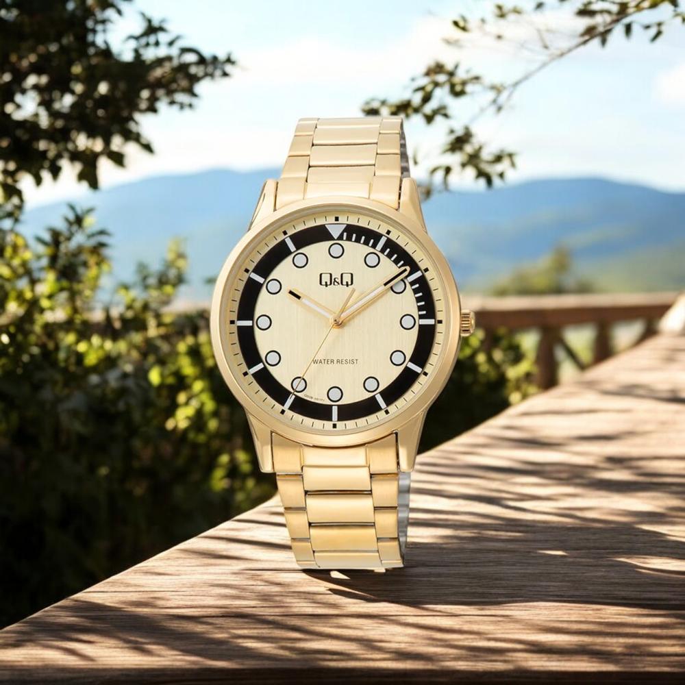 Foto 3 pulgar | Reloj Q&q Q50b-007py Men´s Dorado