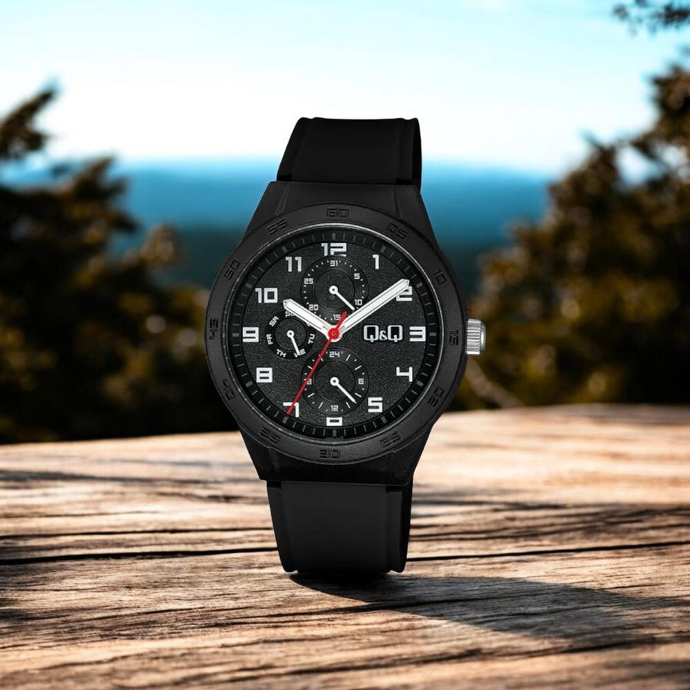Foto 3 pulgar | Reloj Q&q Vs54j002y Negro
