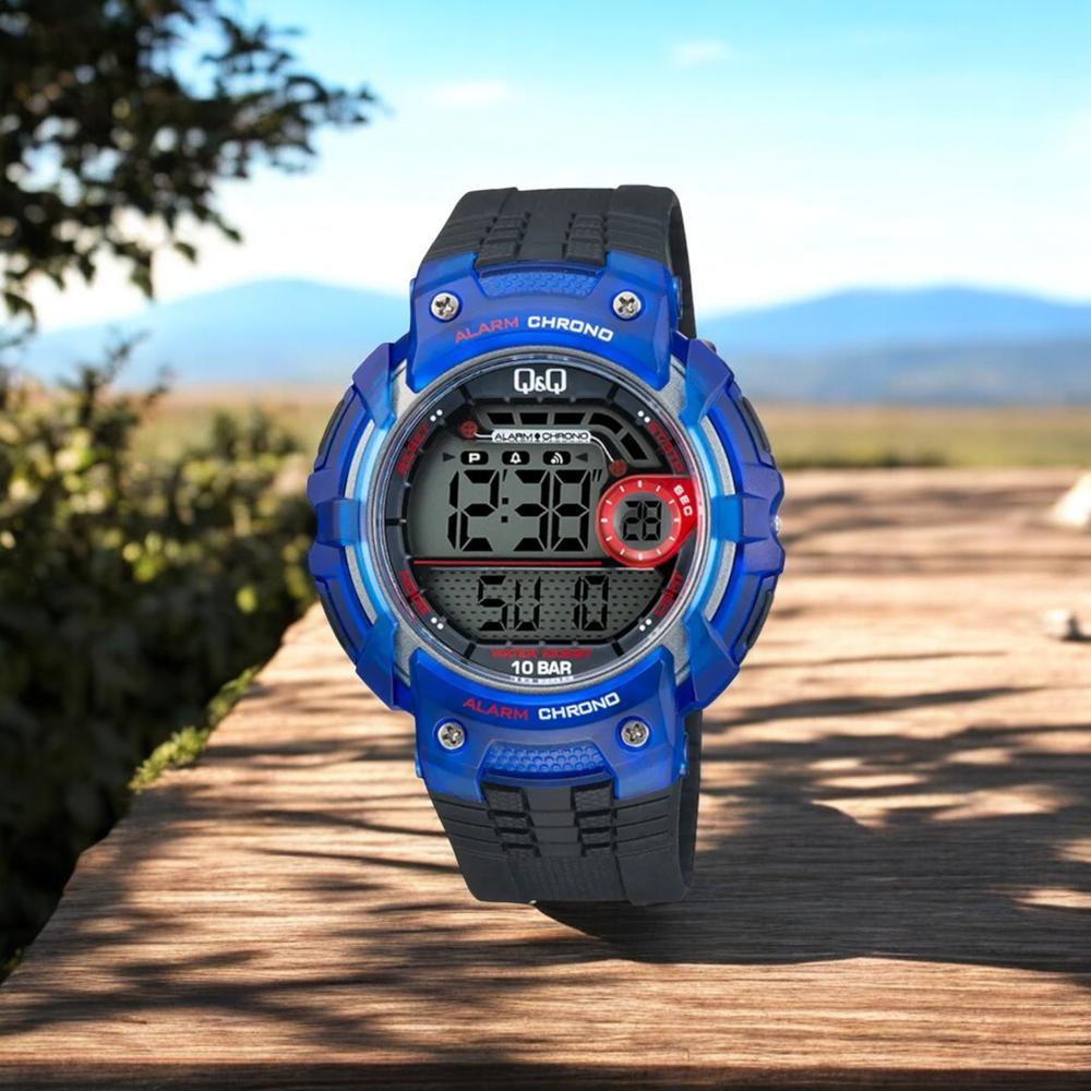 Foto 3 pulgar | Reloj Q&q G20a-002vy Azul para Hombre
