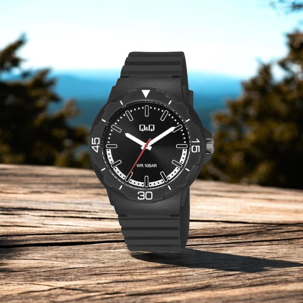 Foto 3 pulgar | Reloj Q&q V02a-004vy Negro