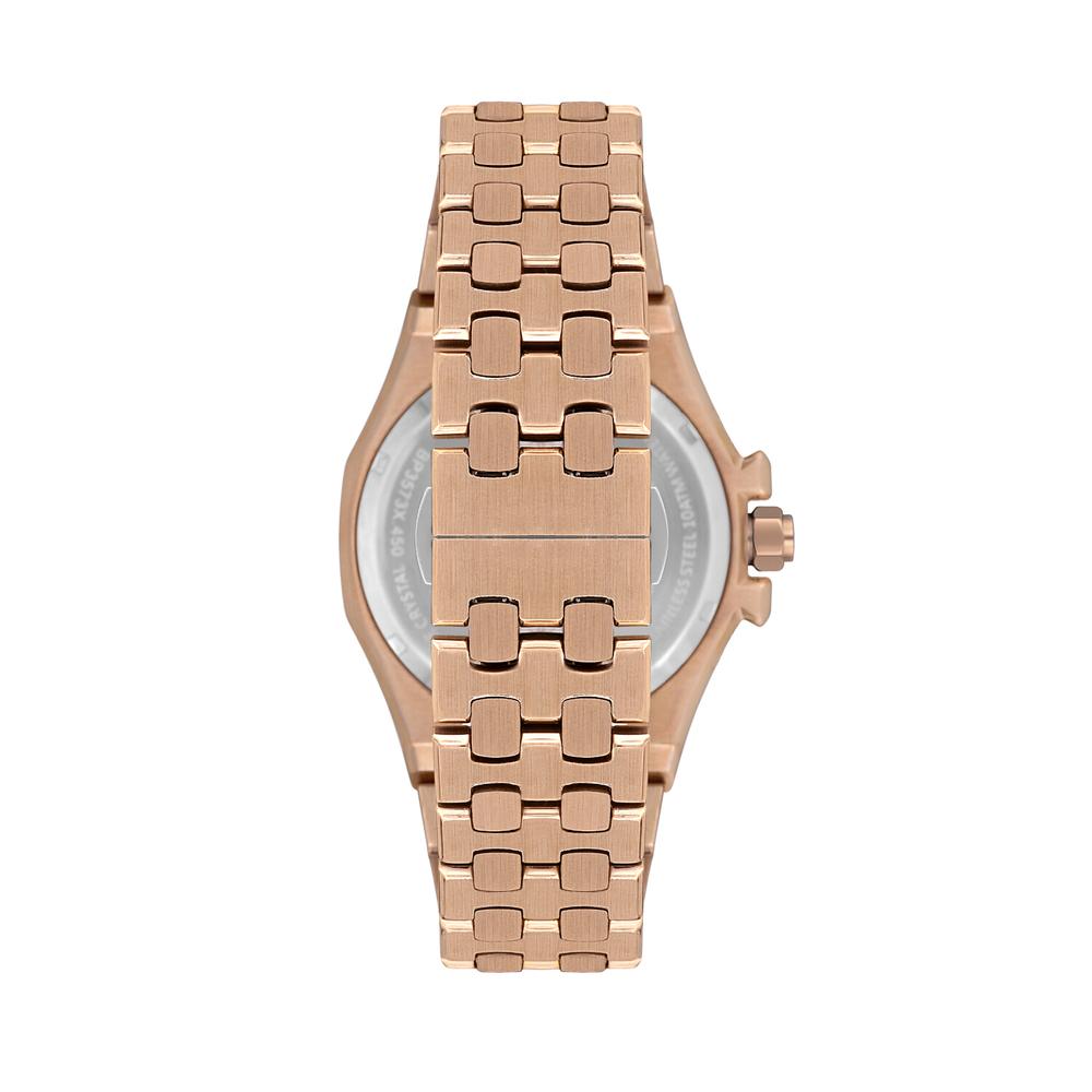 Foto 4 pulgar | Reloj Beverly Hills Polo Club Mens Automático Oro Rosa para Hombre