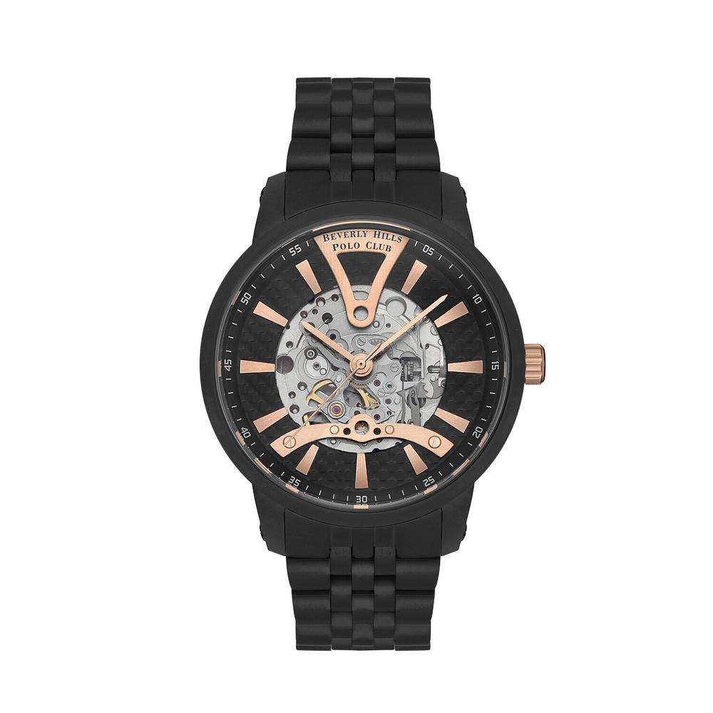 Reloj Beverly Hills Polo Club Bp3552x.650 Mens Automático Negro