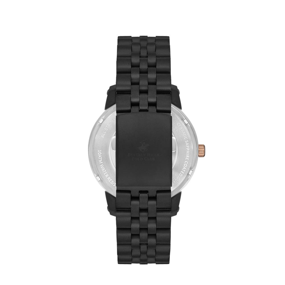 Foto 4 pulgar | Reloj Beverly Hills Polo Club Bp3552x.650 Mens Automático Negro
