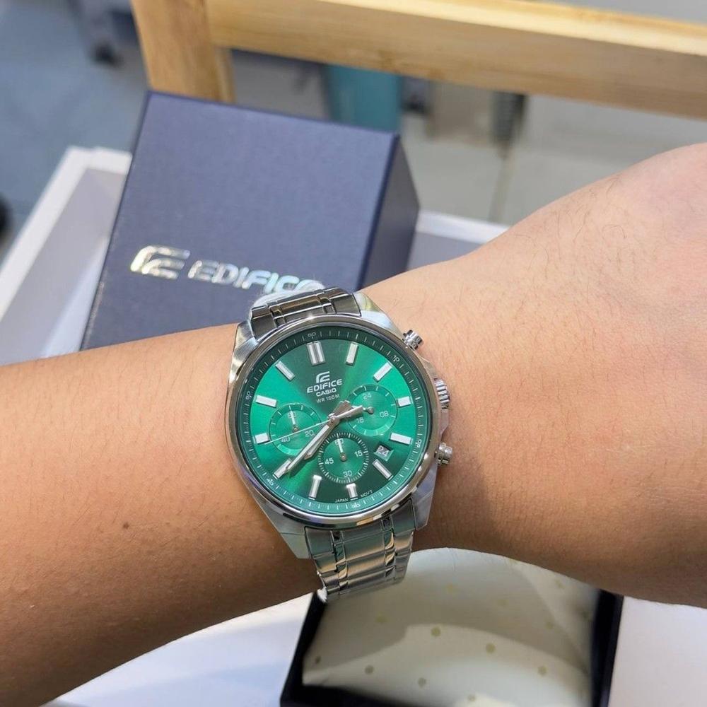Foto 4 pulgar | Reloj Casio Efv-650d-3avcr Edifice-acero