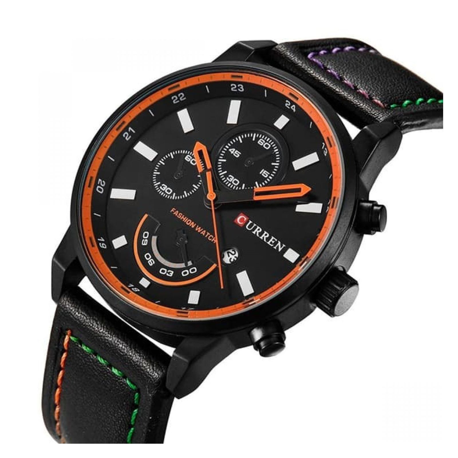 Foto 3 pulgar | Reloj de Pulsera Curren Krea KREA9401230101 Caja de Acero Inoxidable Tono Negro y Tablero Negro