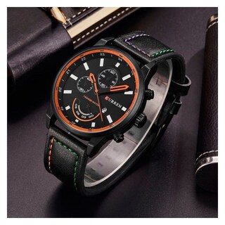 Foto 4 | Reloj de Pulsera Curren Krea KREA9401230101 Caja de Acero Inoxidable Tono Negro y Tablero Negro