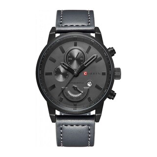 Foto 1 | Reloj de Pulsera Curren Krea KREA9401010101 Caja de Acero Inoxidable Tono Negro y Tablero Azul