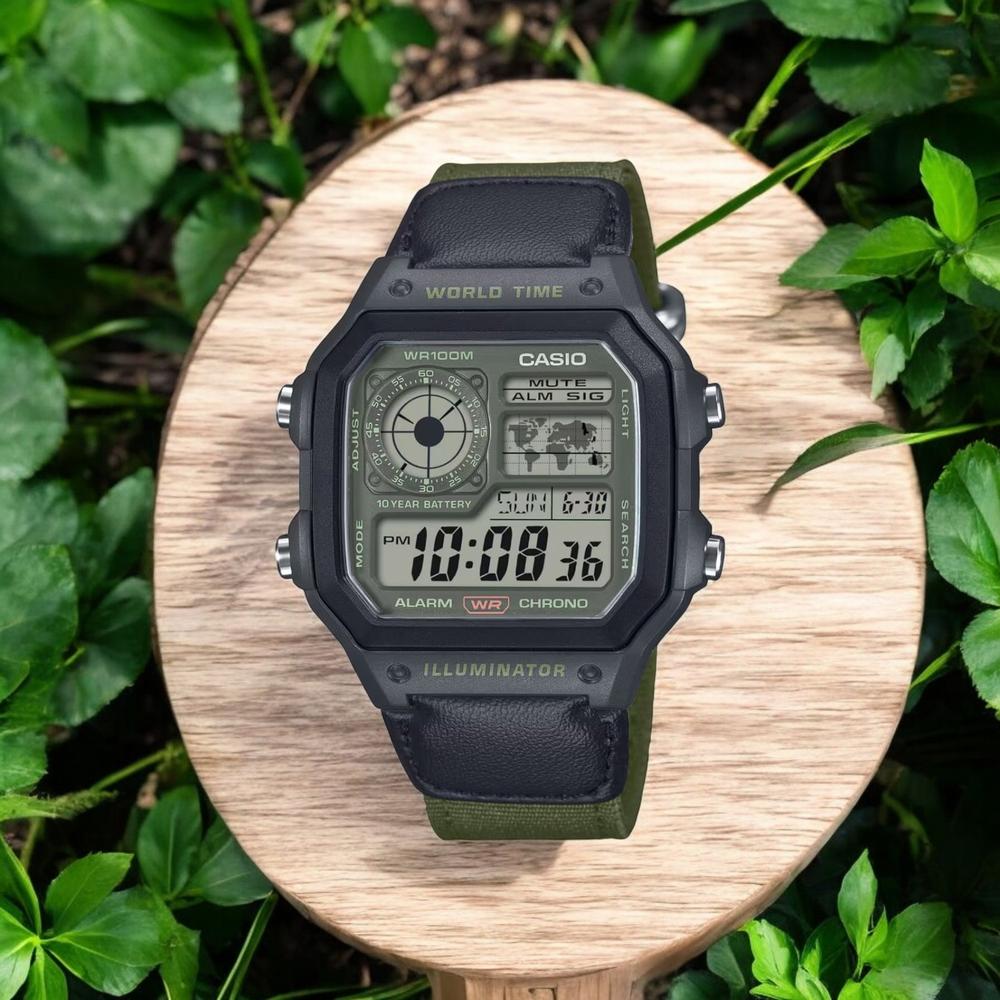 Foto 3 pulgar | Reloj Casio Ae-1200whub-3avcf Illuminator-negro