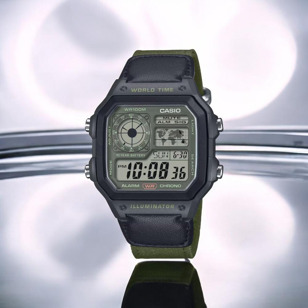 Foto 4 pulgar | Reloj Casio Ae-1200whub-3avcf Illuminator-negro