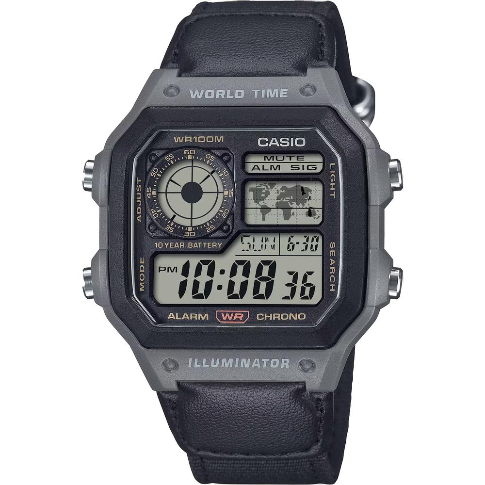 Reloj Casio Ae-1200whub-8avcf Illuminator-negro