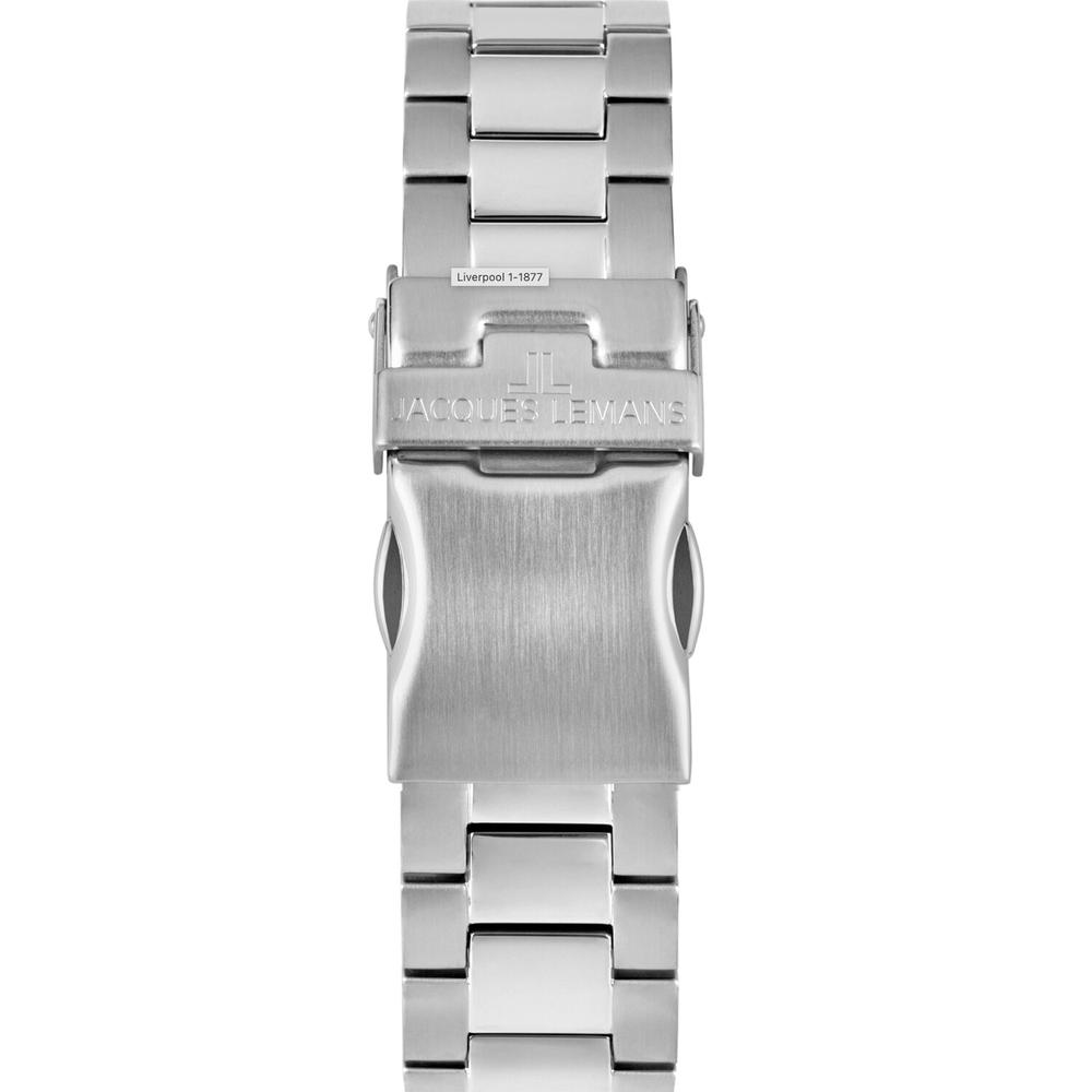 Foto 2 | Reloj Jacques Lemans 1-1877h Liverpool Cronógrafo-acero