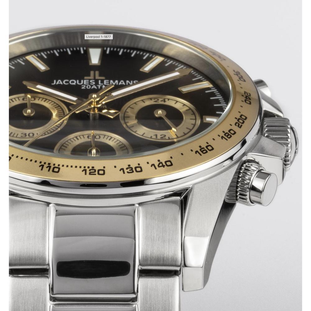 Foto 4 pulgar | Reloj Jacques Lemans 1-1877h Liverpool Cronógrafo-acero
