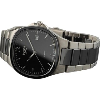 Foto 2 | Reloj Boccia Titanium 3668-01 38 mm Negro para Hombre
