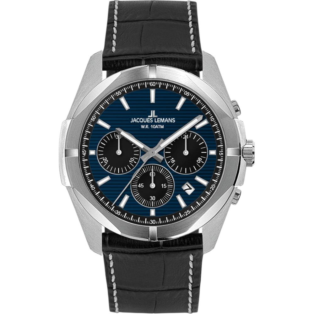 Foto 2 pulgar | Reloj Jacques Lemans Negro para Hombre